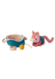 Jeanne kat en haar mandje