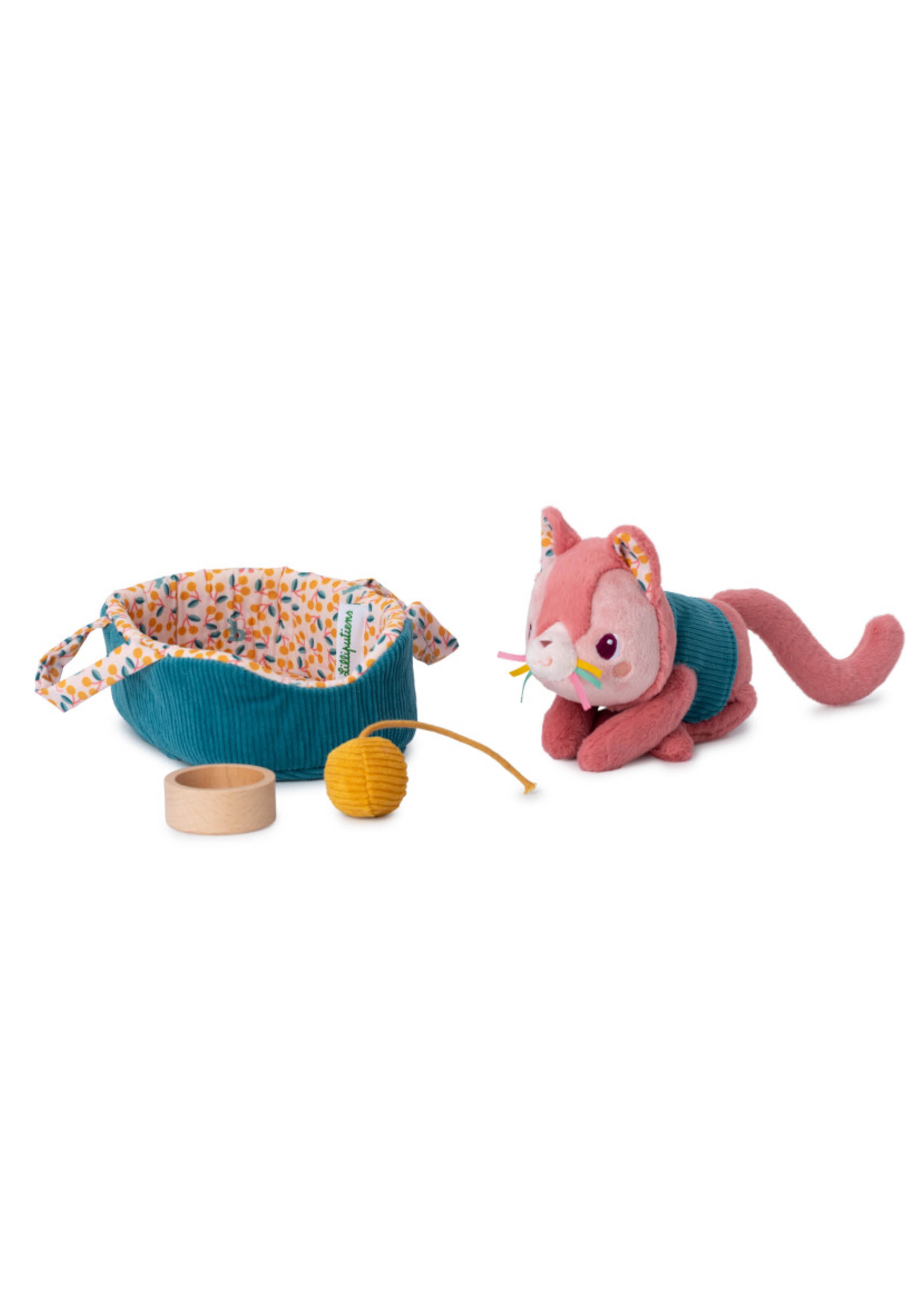 Jeanne kat en haar mandje