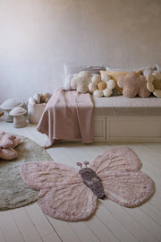 Butterfly washable rug