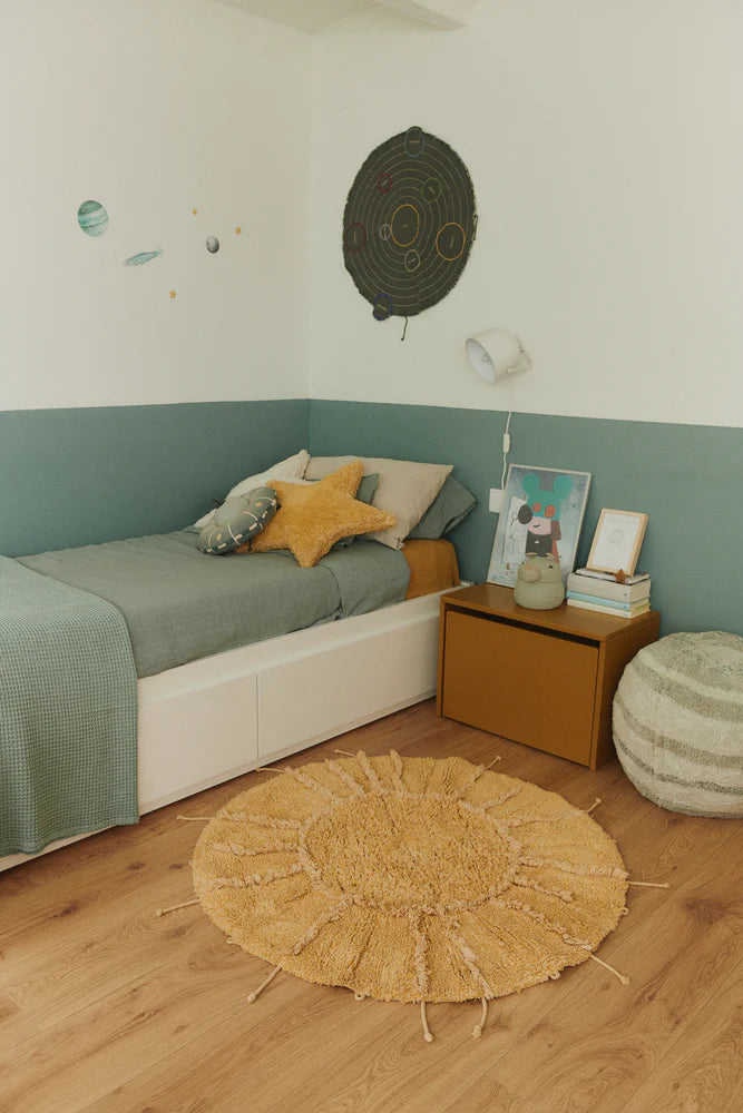 Solar washable rug