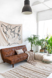 Air natural washable rug