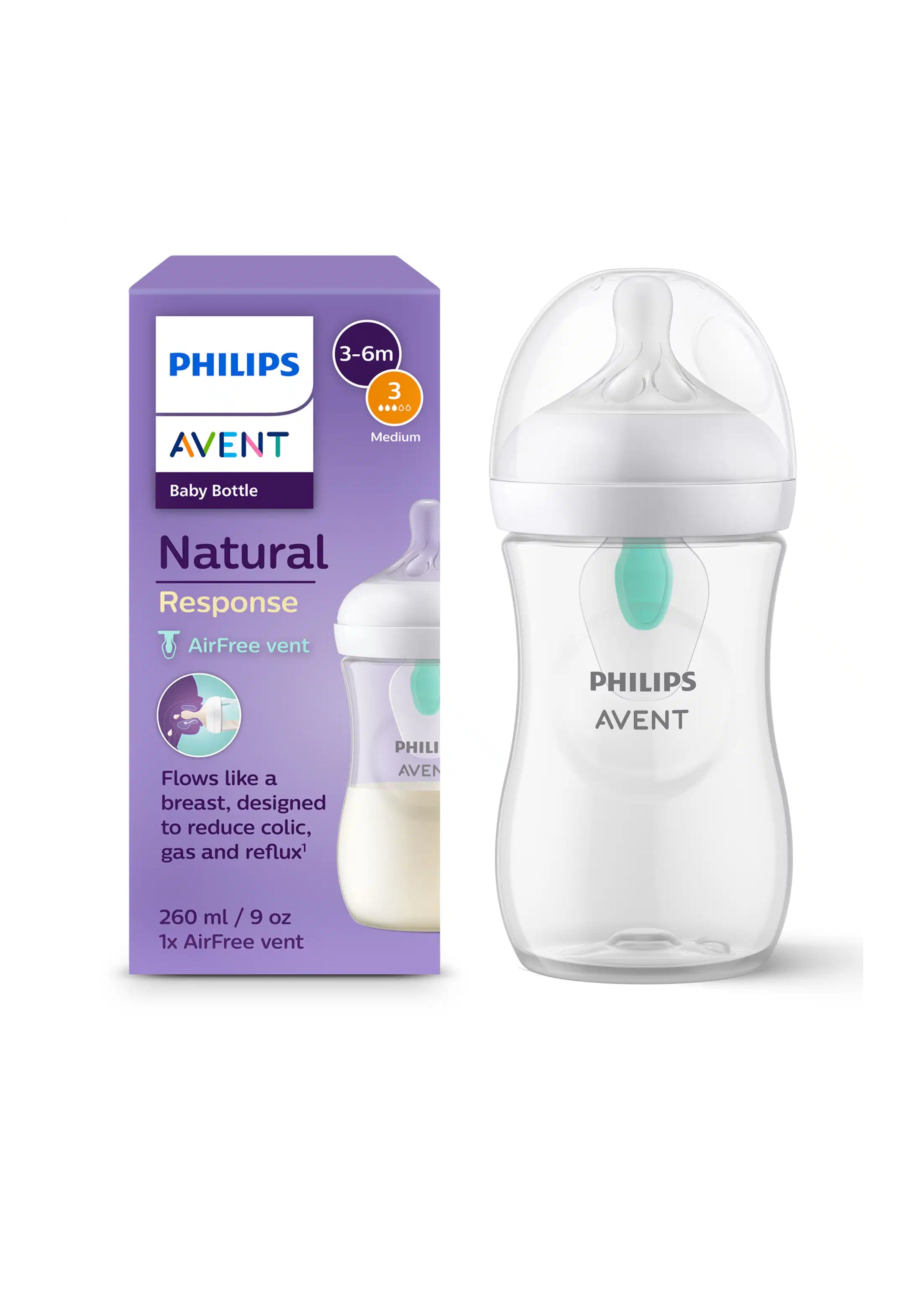 Natural 3.0 Airfree zuigfles 260 ml