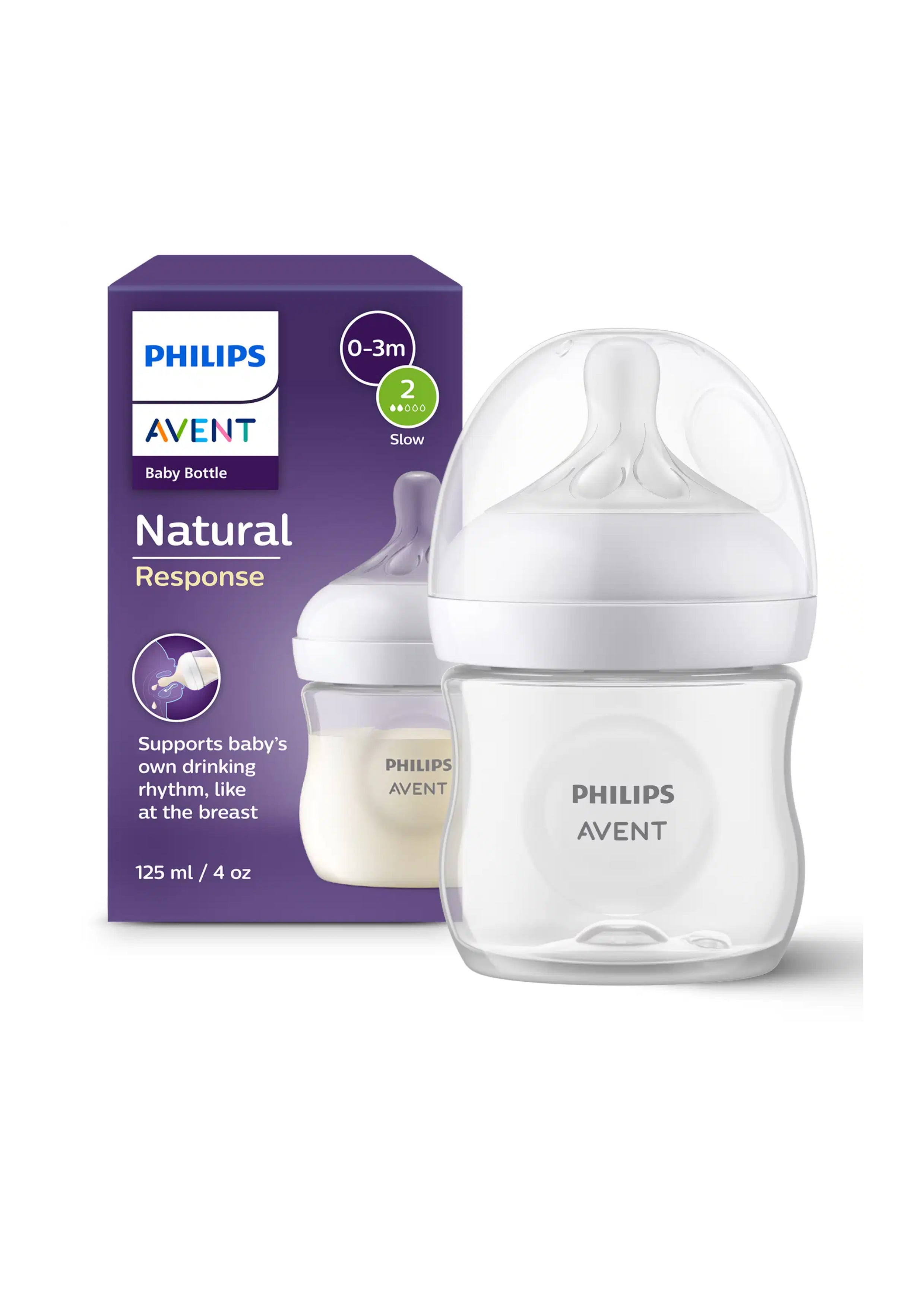 Natural 3.0 zuigfles 125 ml