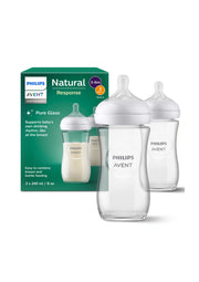 Natural 3.0 zuigfles 240 ml Glas Duo | Set Van 2