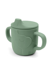 Peekaboo spout cup green
