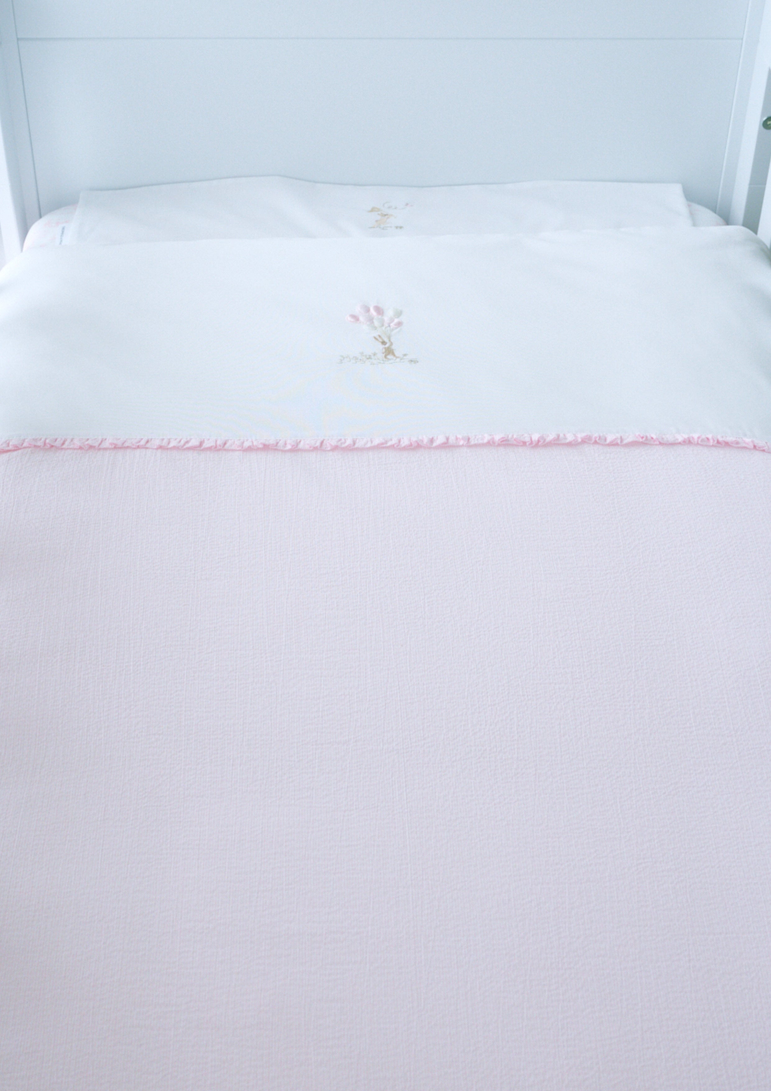 Donsovertrek bed + kussensloop Pink garden party