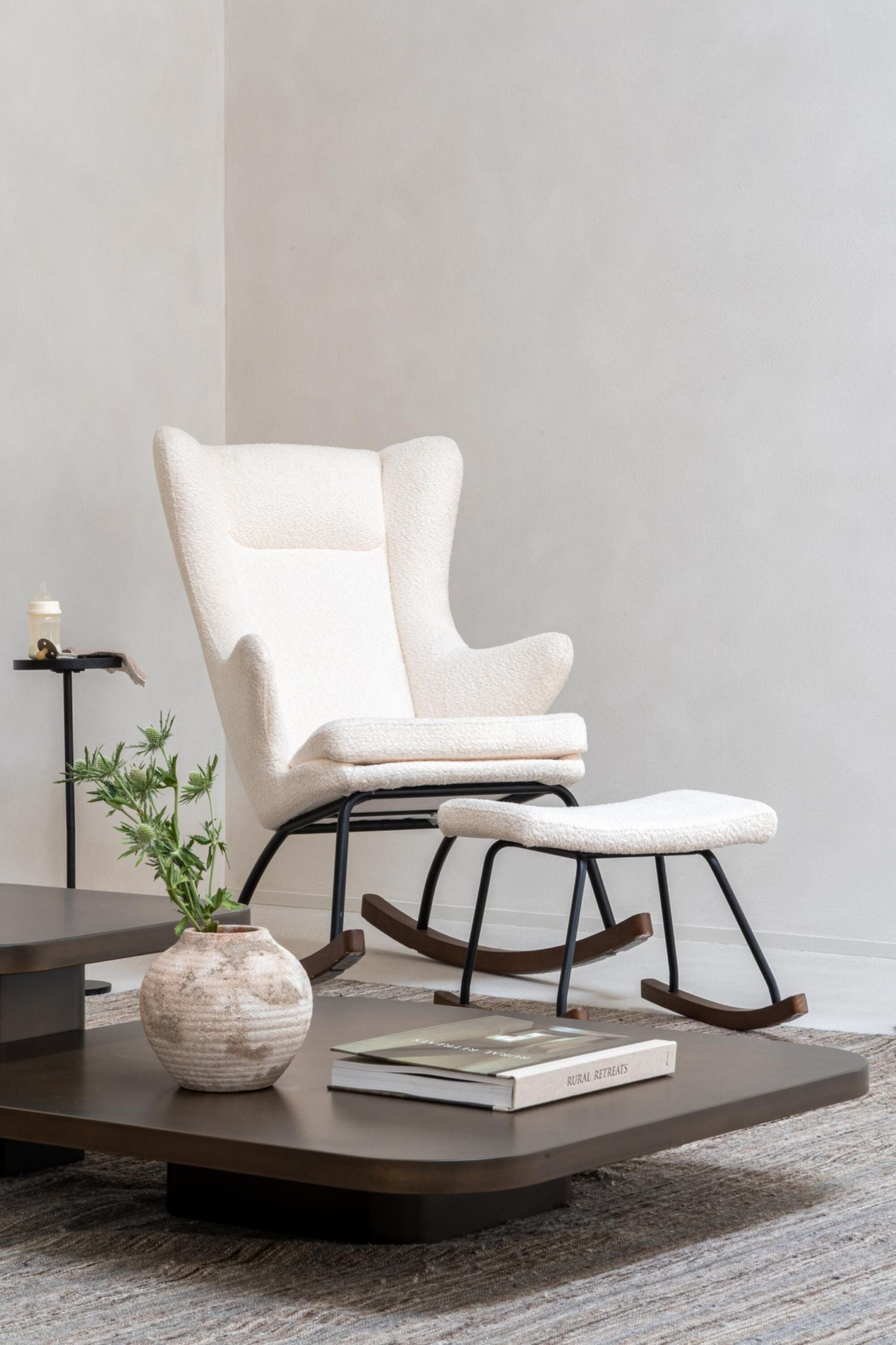 Rocking Chair De Luxe Adult Bouclé
