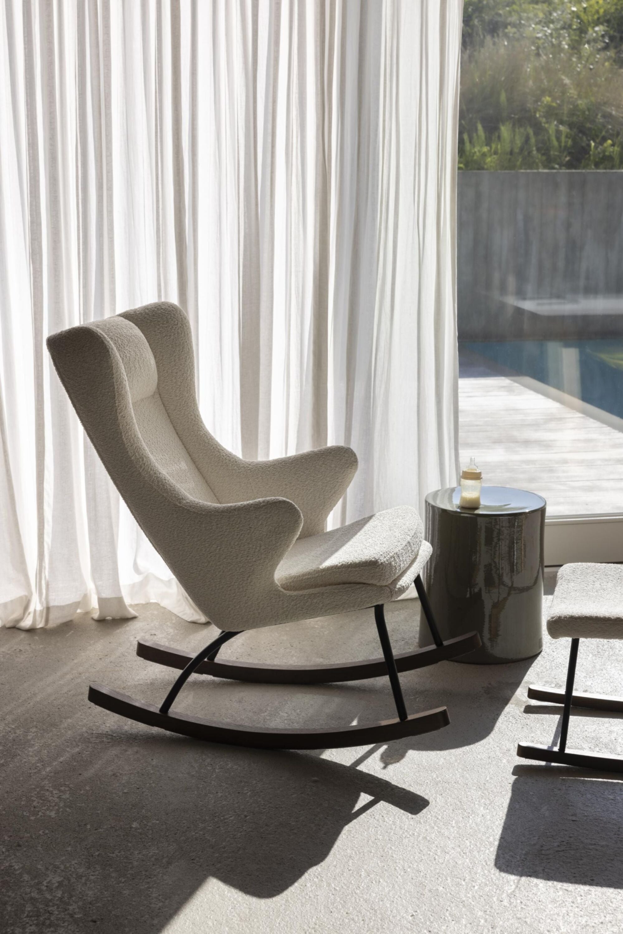 Rocking Chair De Luxe Adult Bouclé