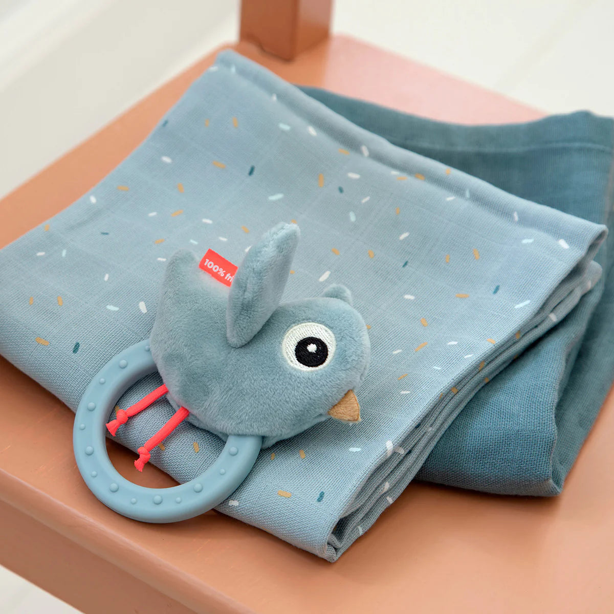 Birdee Sensory rattle Blue