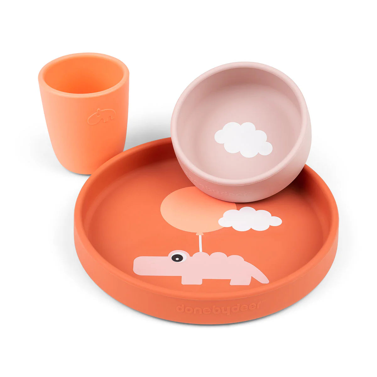 Happy clouds dinner set Blue