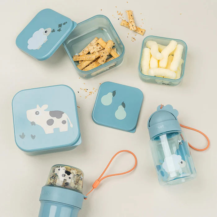 Snack Box set 3 pcs Tiny farm Powder