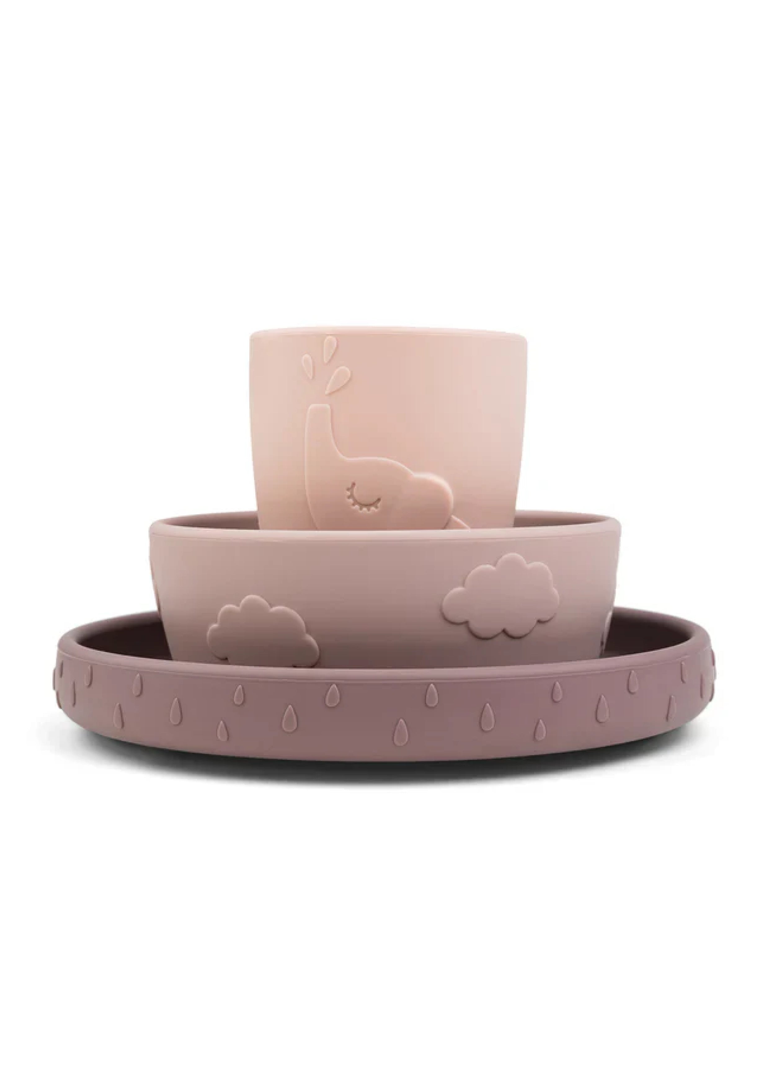 Stick&stay Dinner set Powder