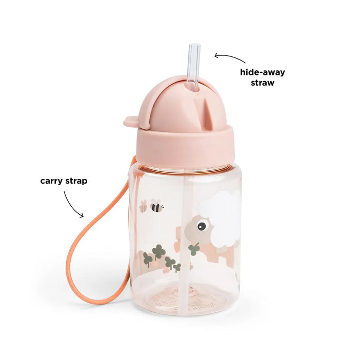 Straw bottle 280 ml Tiny farm Powder