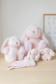 Augustin le lapin 35cm Rose pâle