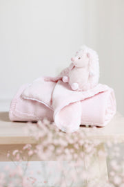Léon le hérisson Doudou Rose pâle
