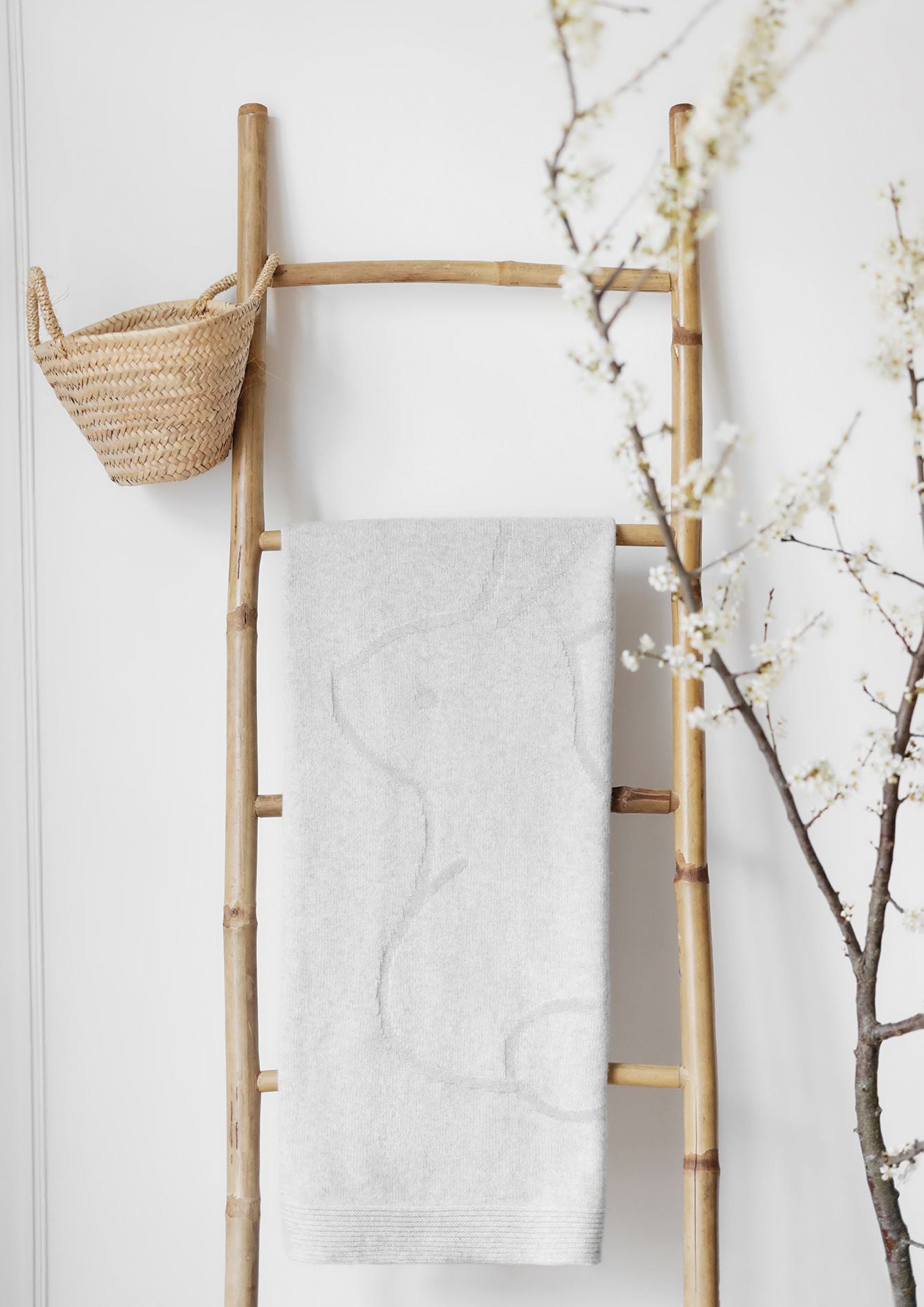 Plaid lapin cashmere Gris