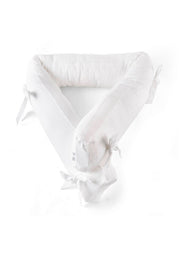 Bedbeschermer 210cm Cotton white