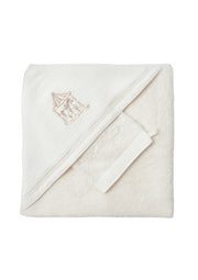Kaphanddoek + washandje Carroussel