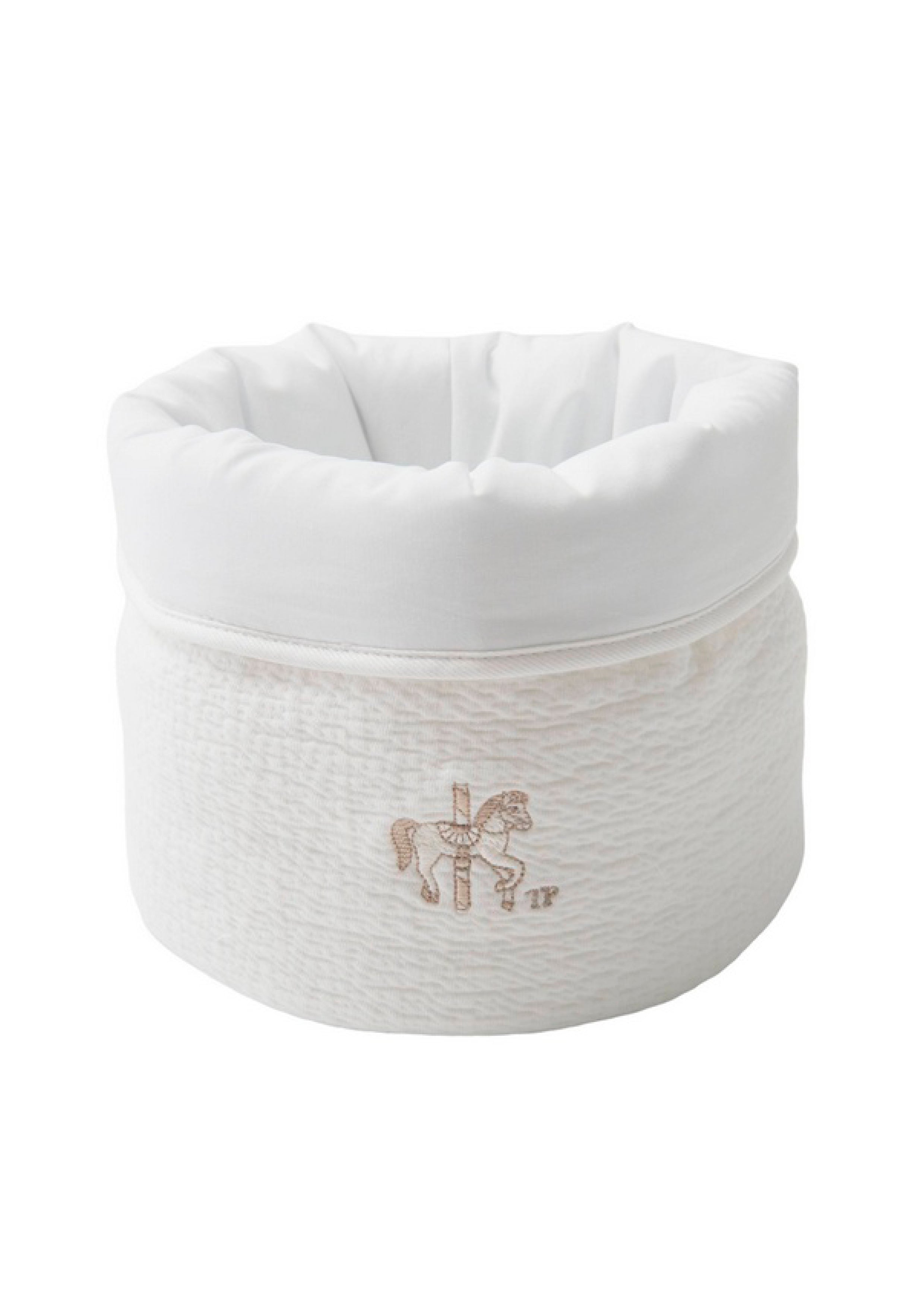 Verzorgingsmand Rond Cotton White