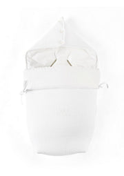 Voetenzak voor autostoel Cotton White