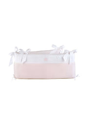 Bedbeschermer 60cm Cotton Pink