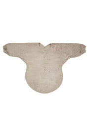 Slabbetje met mouwen Feathers grey