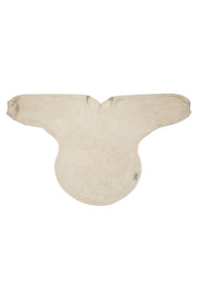 Slabbetje met mouwen Frosted almond
