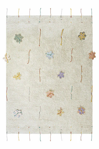 Wildflowers play rug