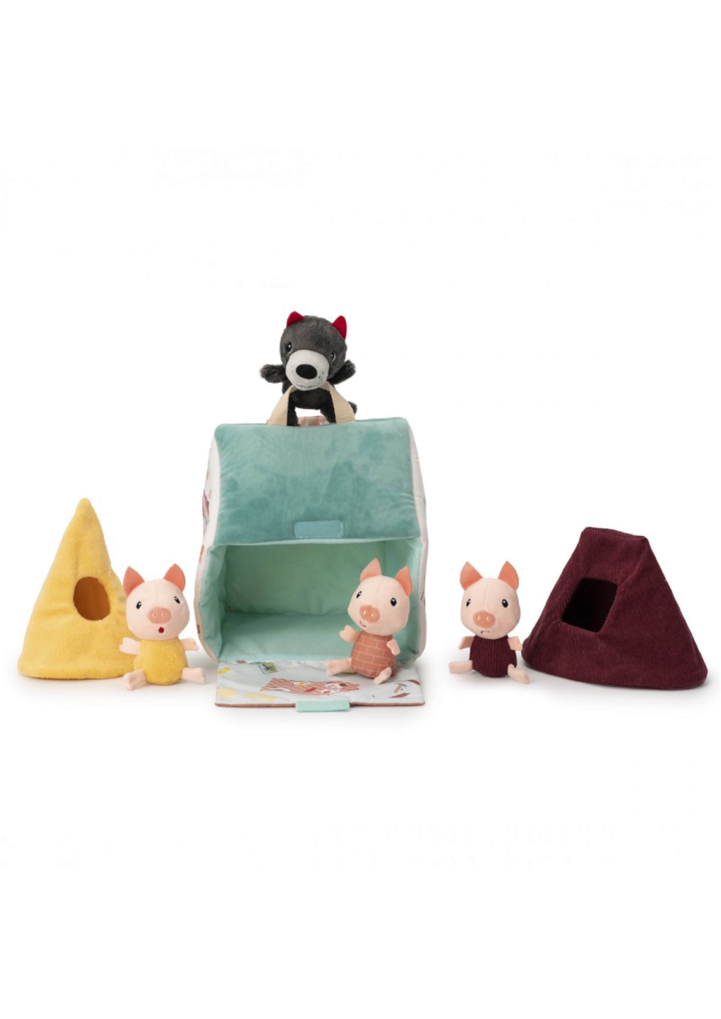 Het huisjes van de wolf en de 3 biggetjes