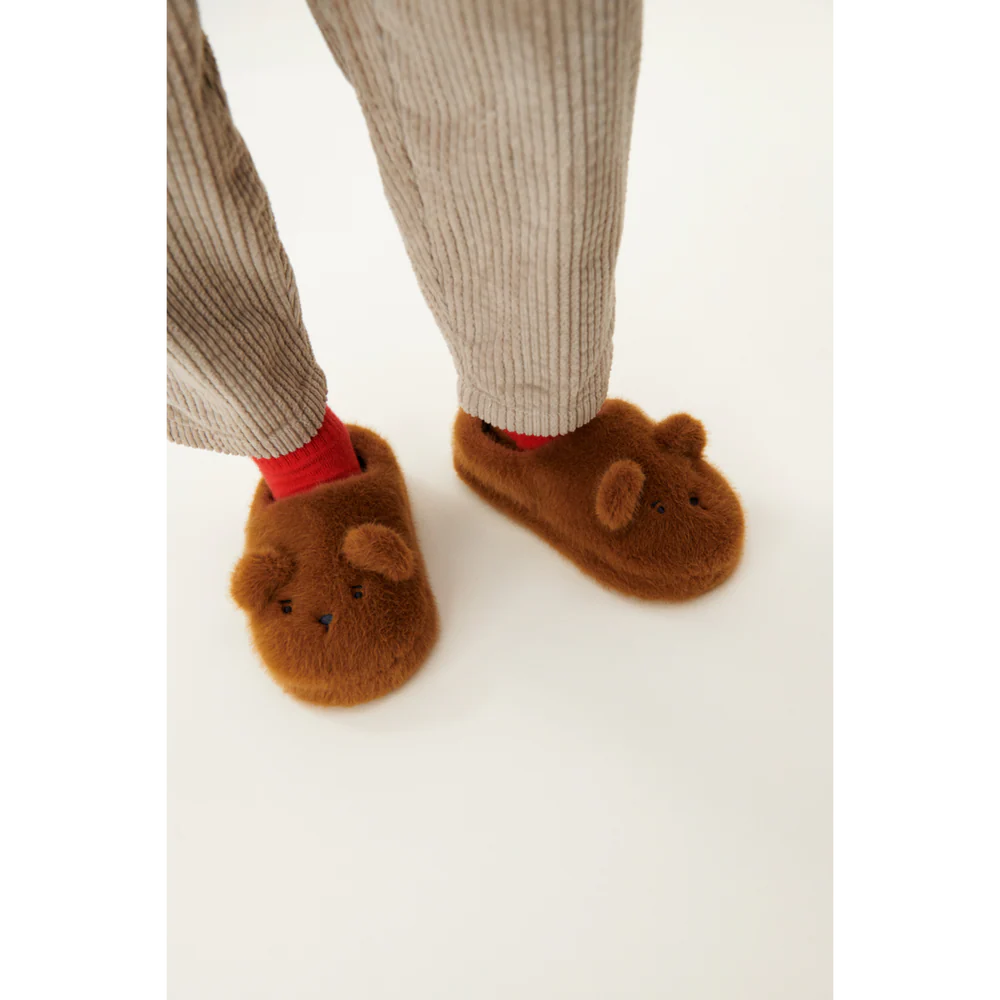 Aviaja Bear slippers Golden caramel