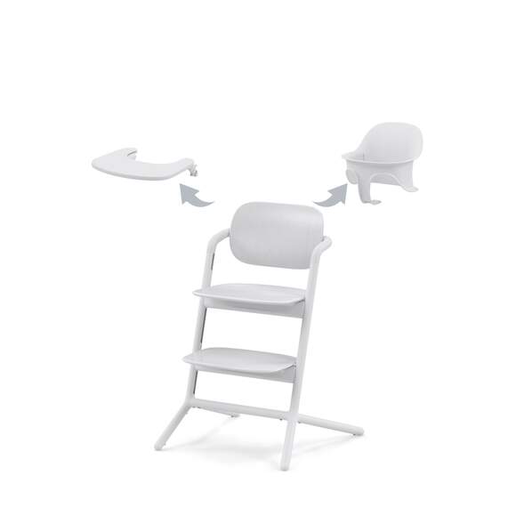 Lemo 3-in-1 kinderstoel All White