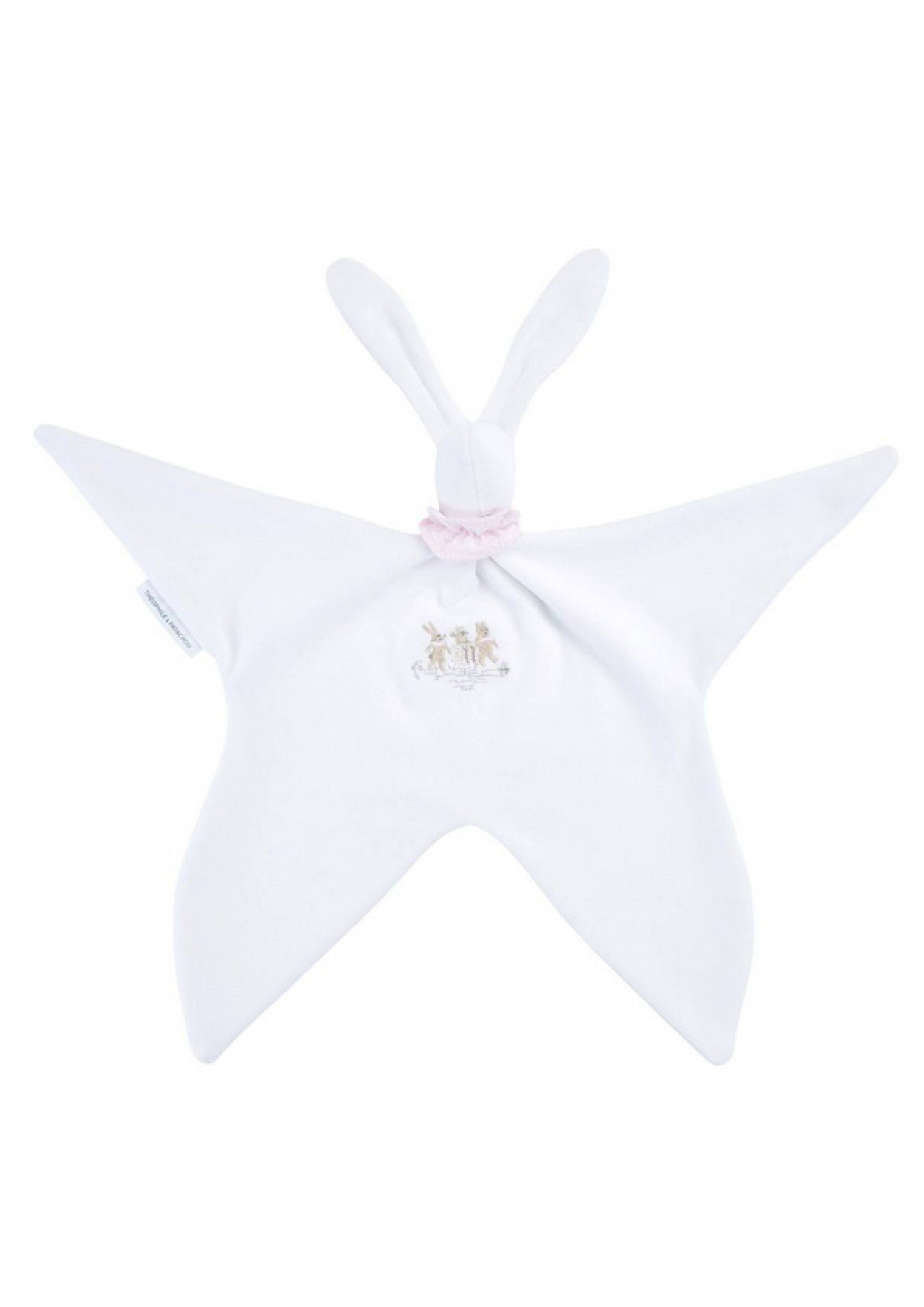Knuffeldoekje "Le Doudou" Cotton white