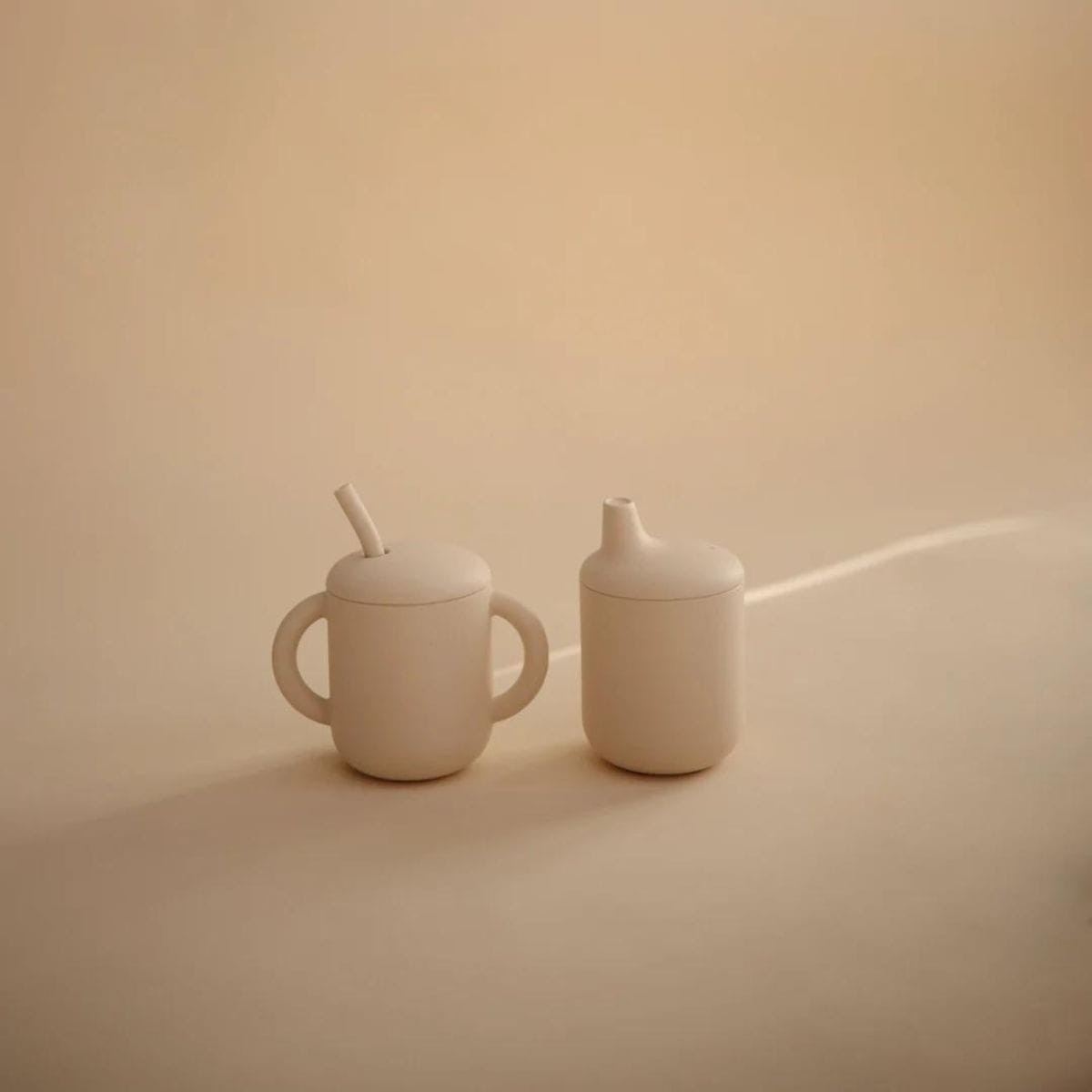 Training cup with Straw Ivory