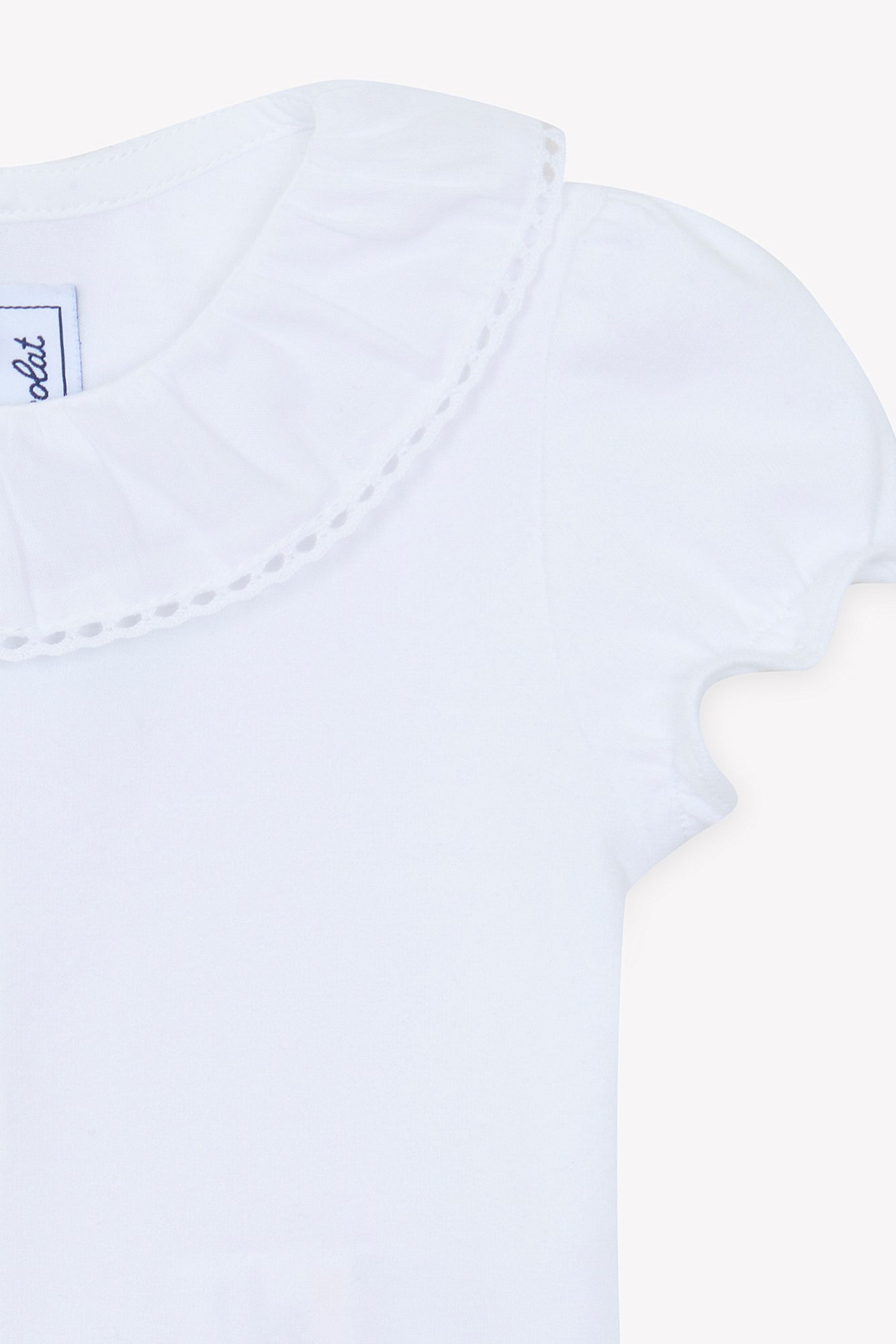 Body Blanc met met fijne croquetgalons