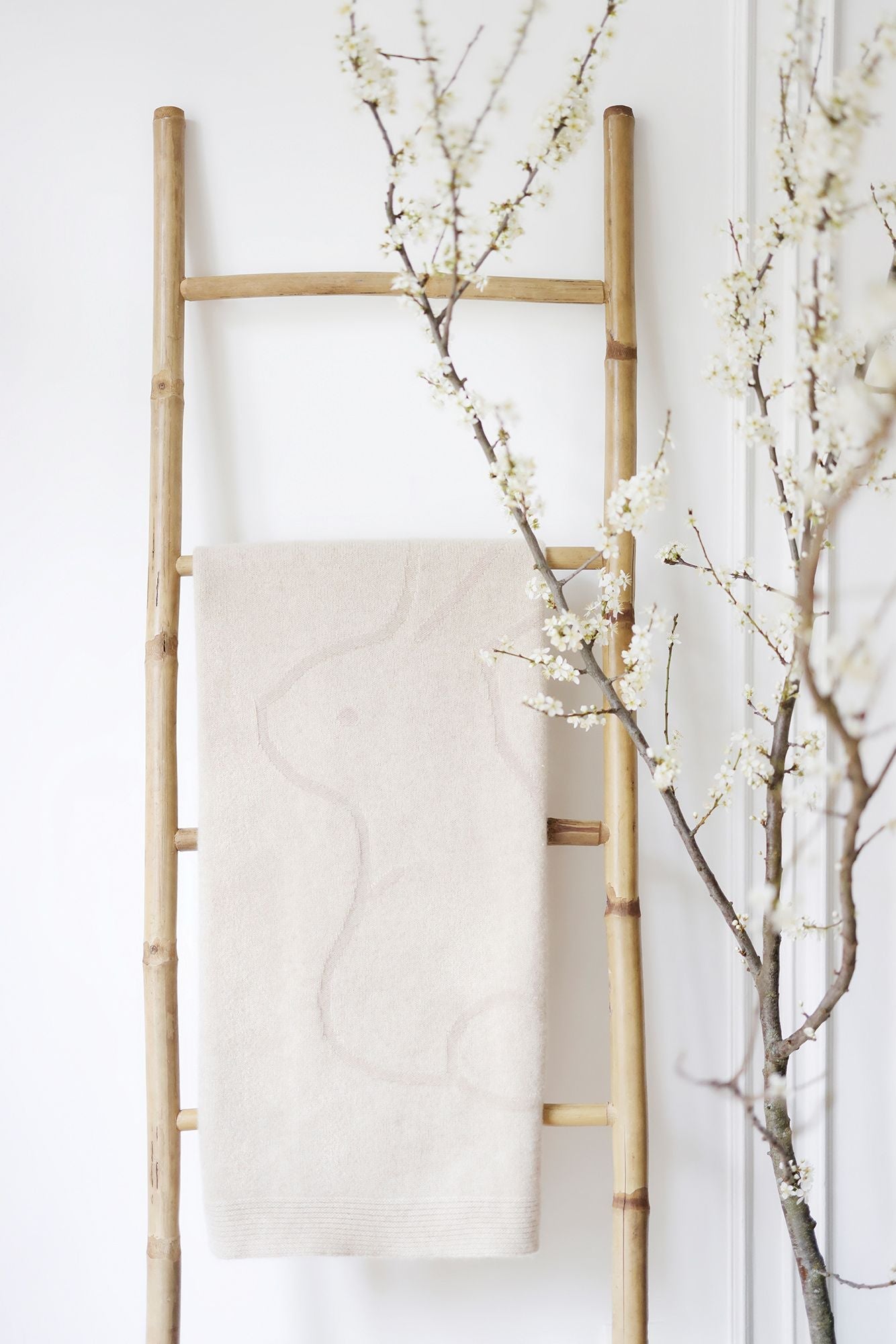 Plaid lapin cashmere beige