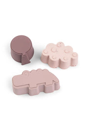 Silicone shapes 3 pcs Happy clouds Powder