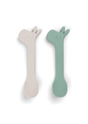 Silicone spoon Green (set van 2)