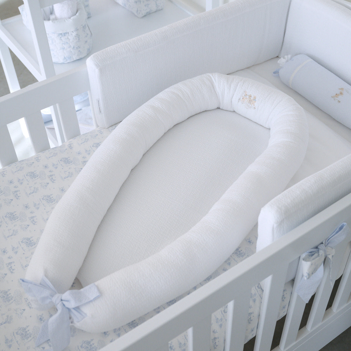 Babynestje Cotton White