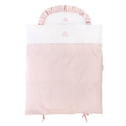 Donsovertrek wieg + kussensloop Cotton Pink
