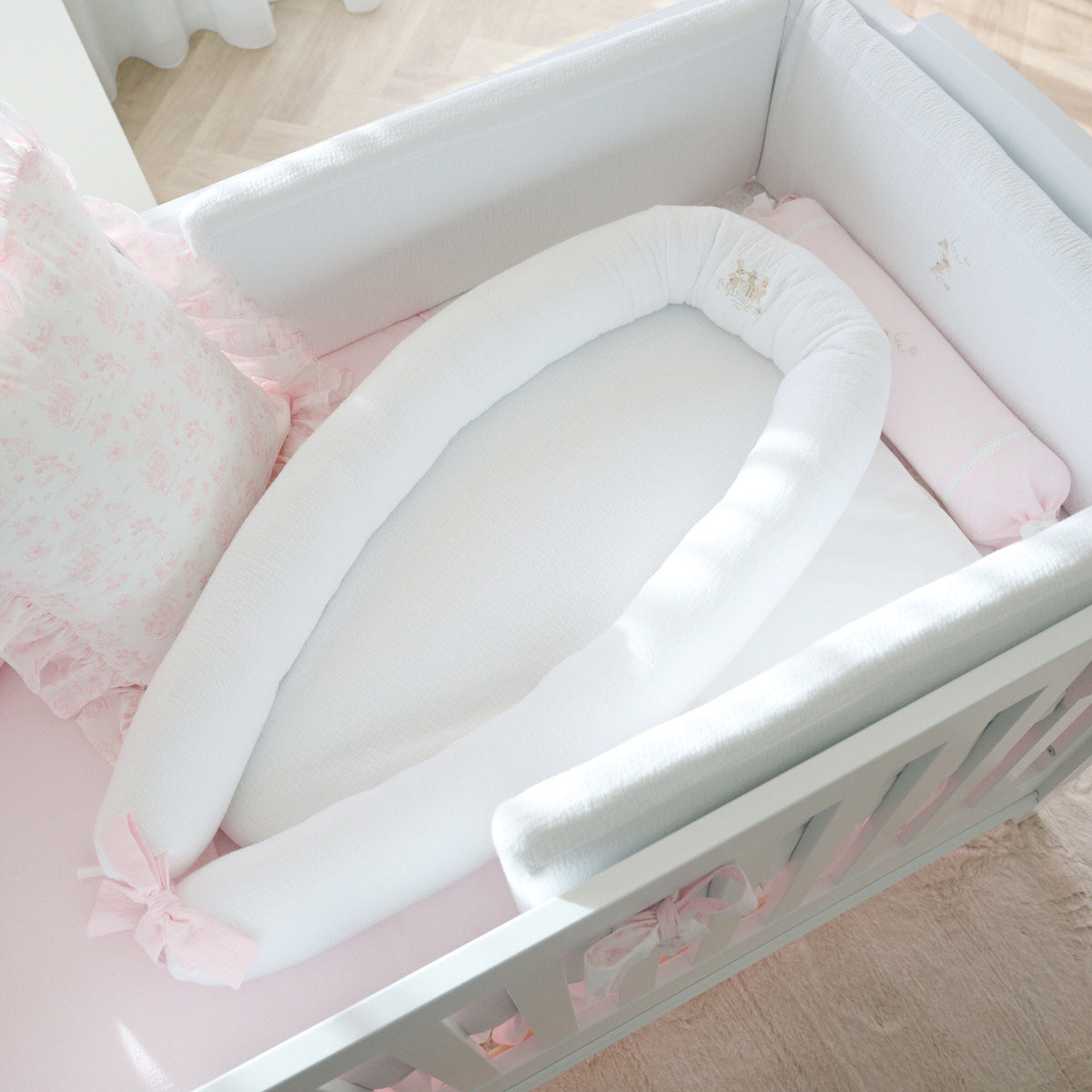 Babynestje Cotton White
