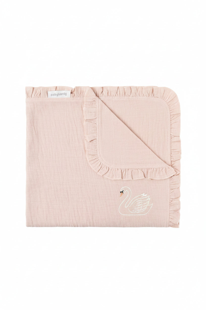 Wiegdeken Calm oud Roze